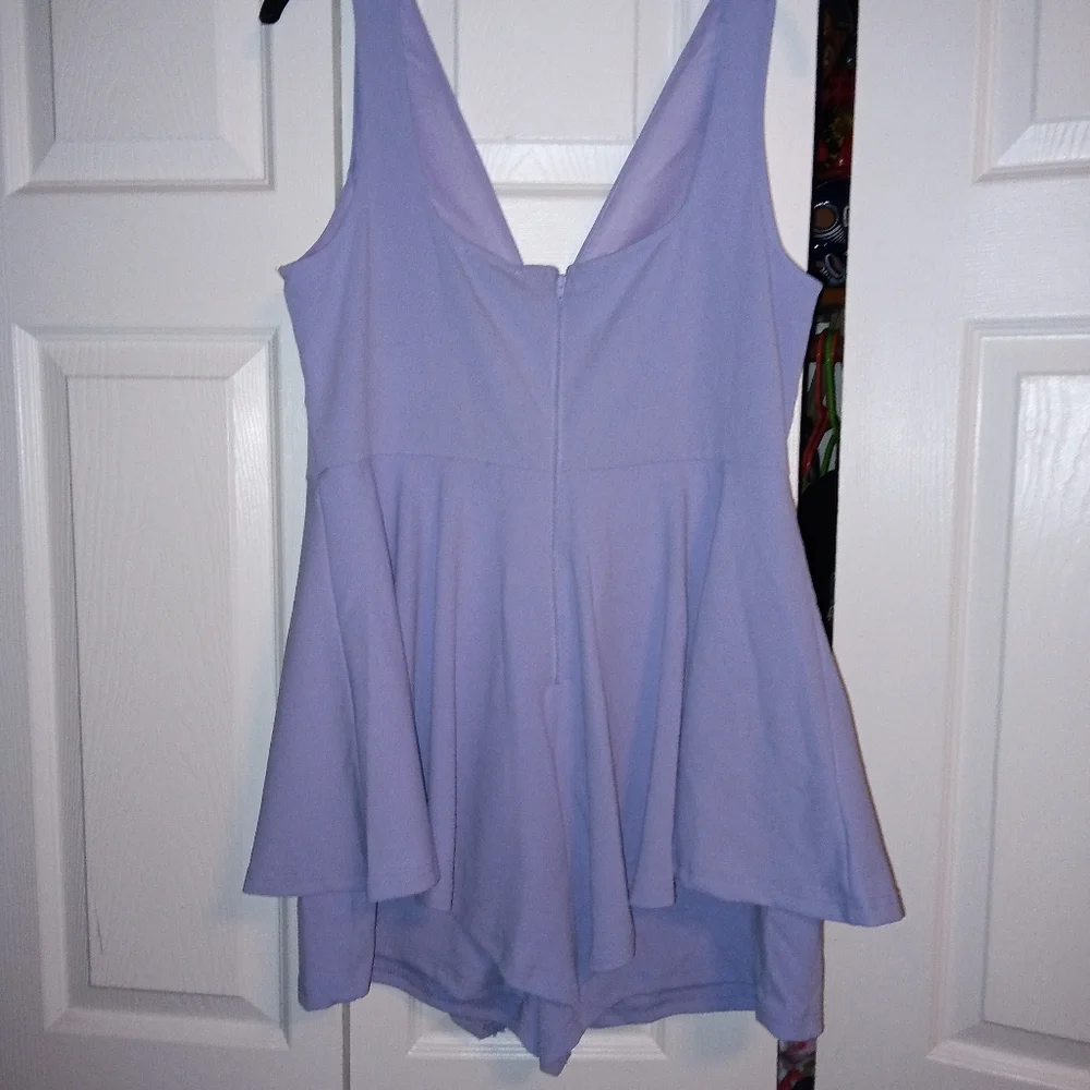 Fashion Nova Adina romper periwinkle lavender - Picture 9 of 10